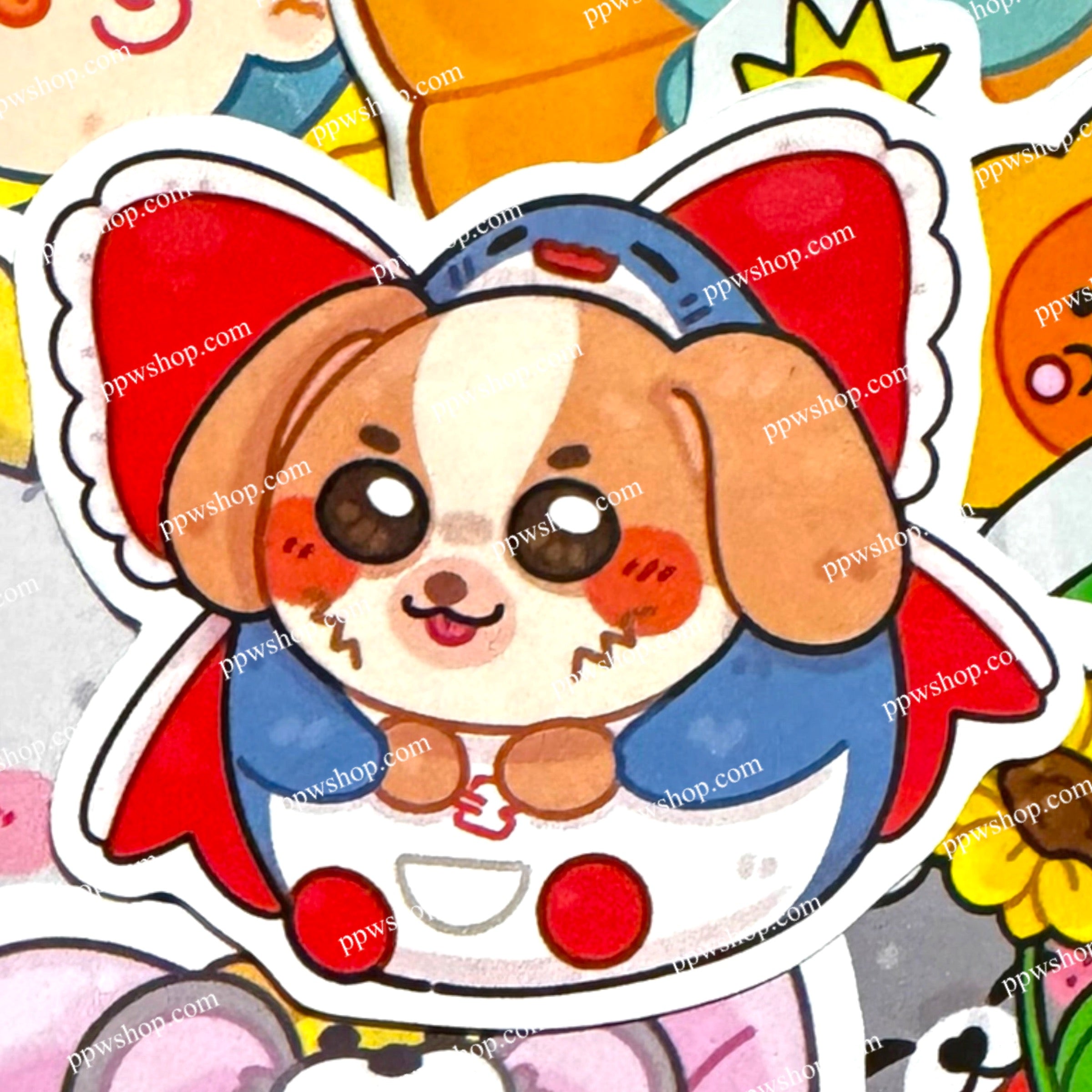 Wesley Bow Sticker 3”