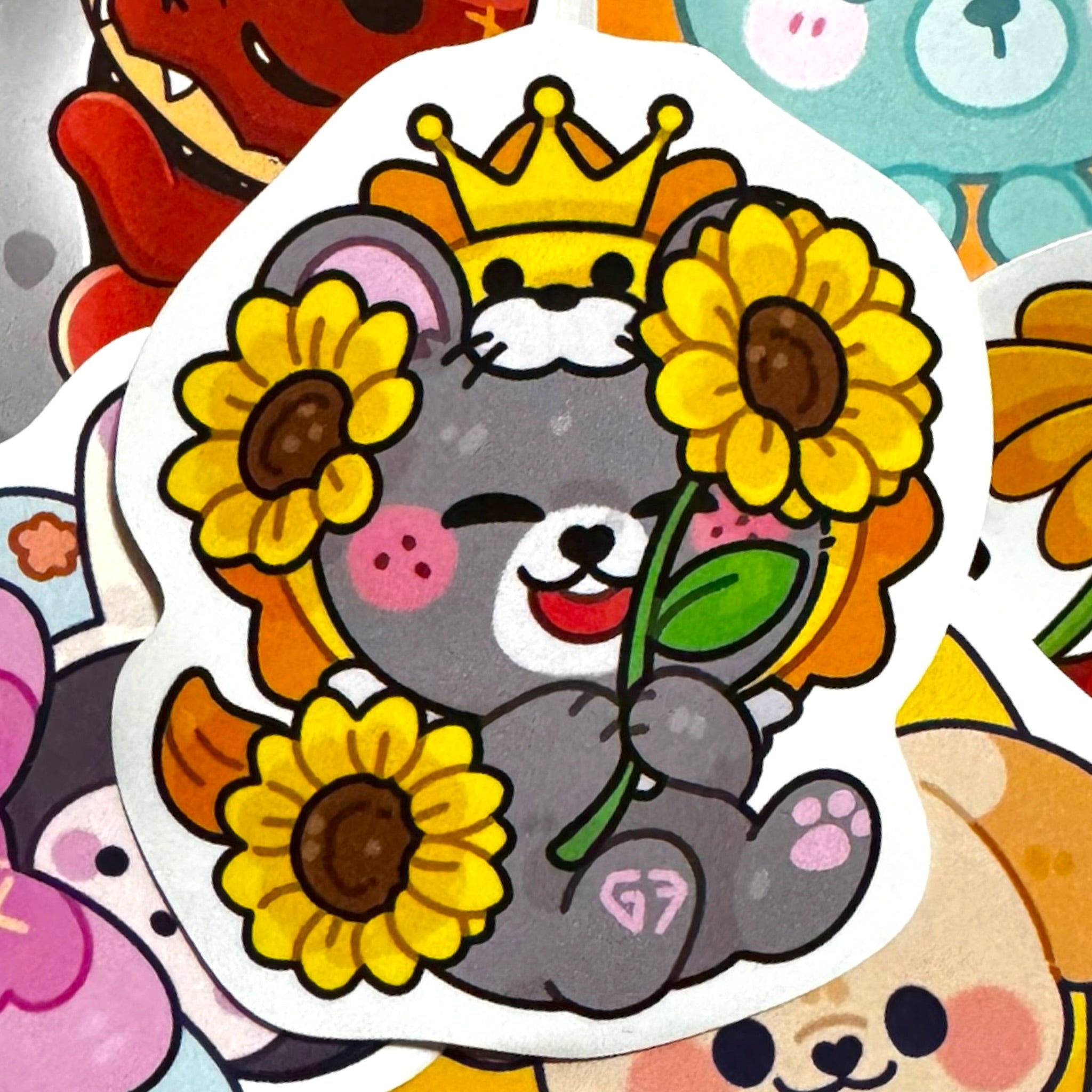 Look Khunnoo Flower Sticker 3”