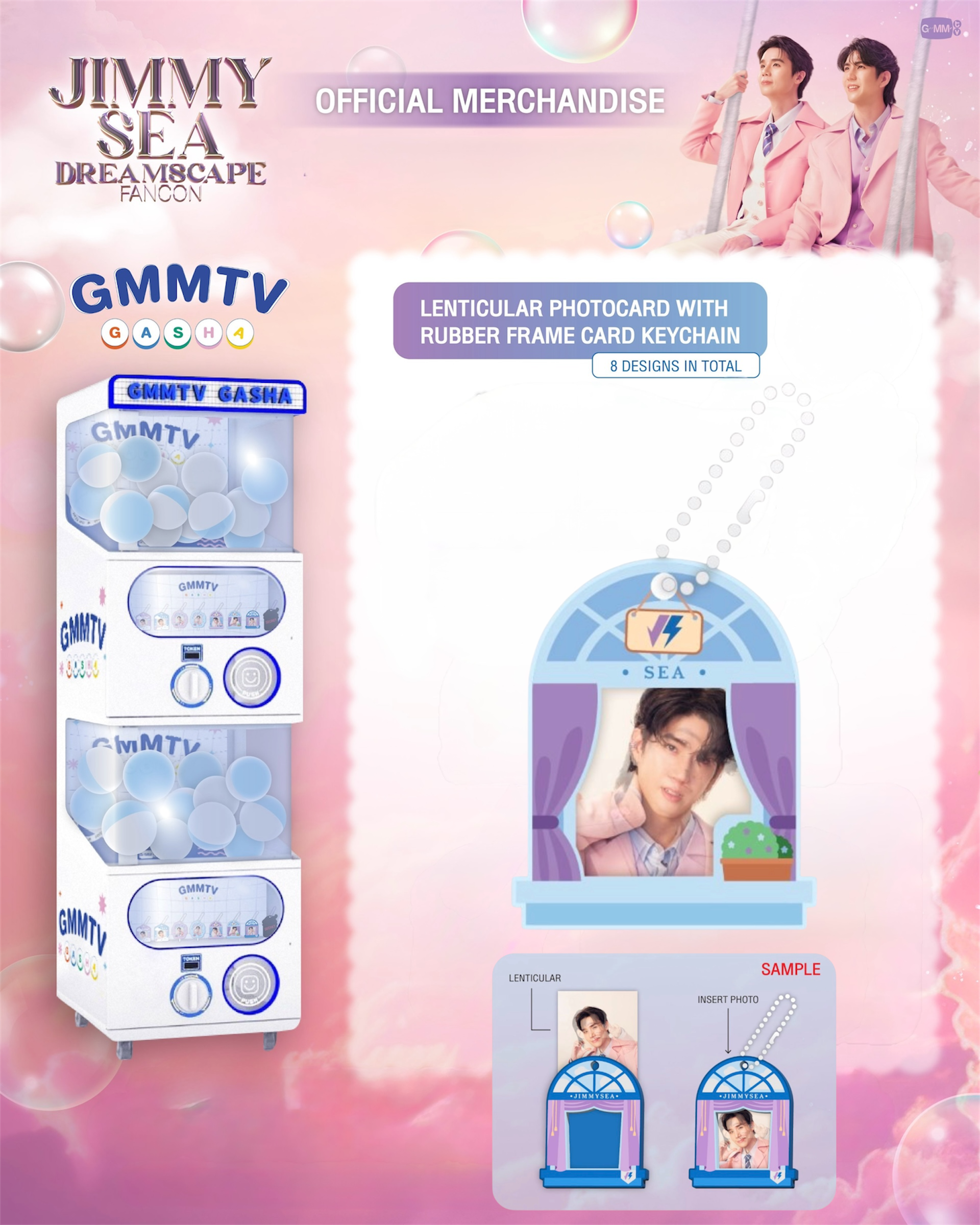 Sea Dreamscape Fancon Gasha Keychain