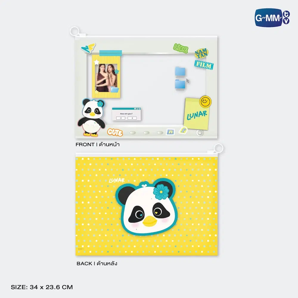 (Awaiting Stock) Lunar Character Zip Pocket Folder