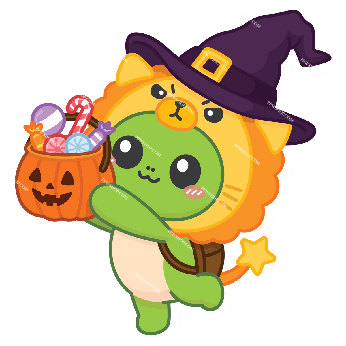 King Man Halloween Sticker 3”