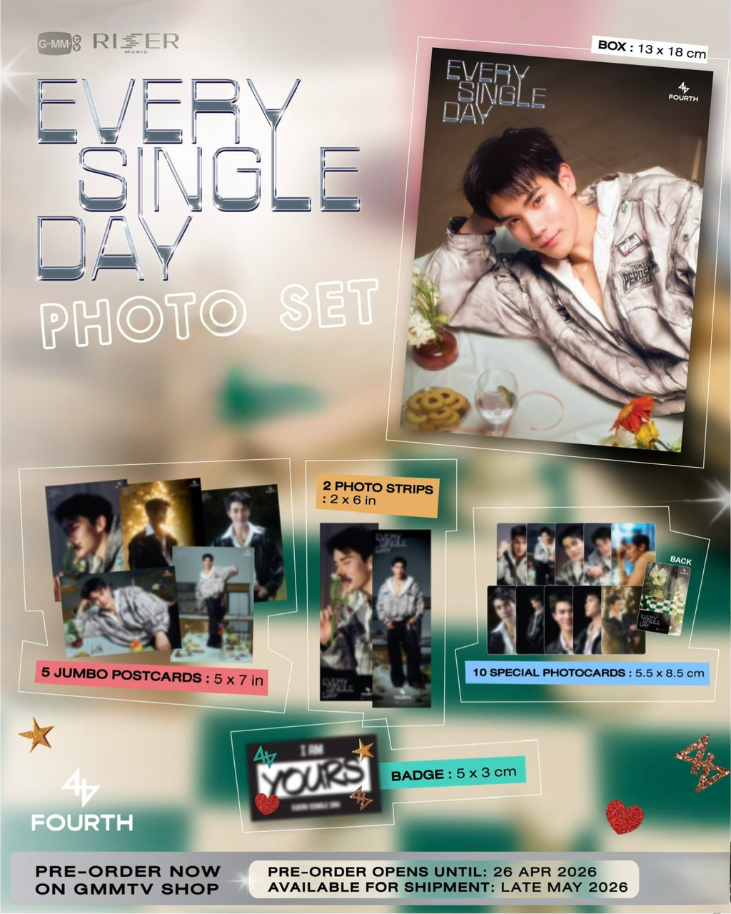 (Awaiting Stock) Fourth Every Single Day Photoset