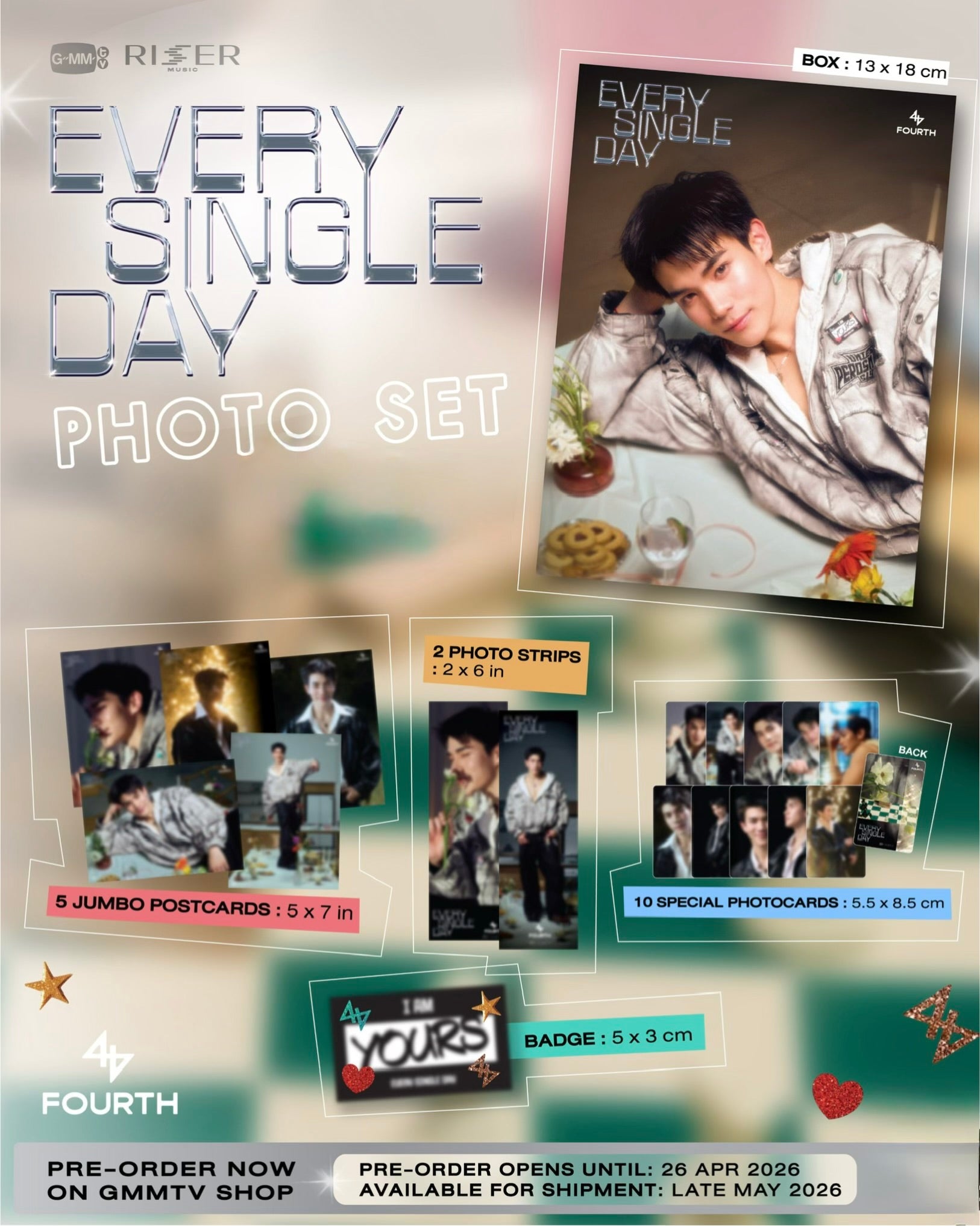 (Awaiting Stock) Fourth Every Single Day Photoset