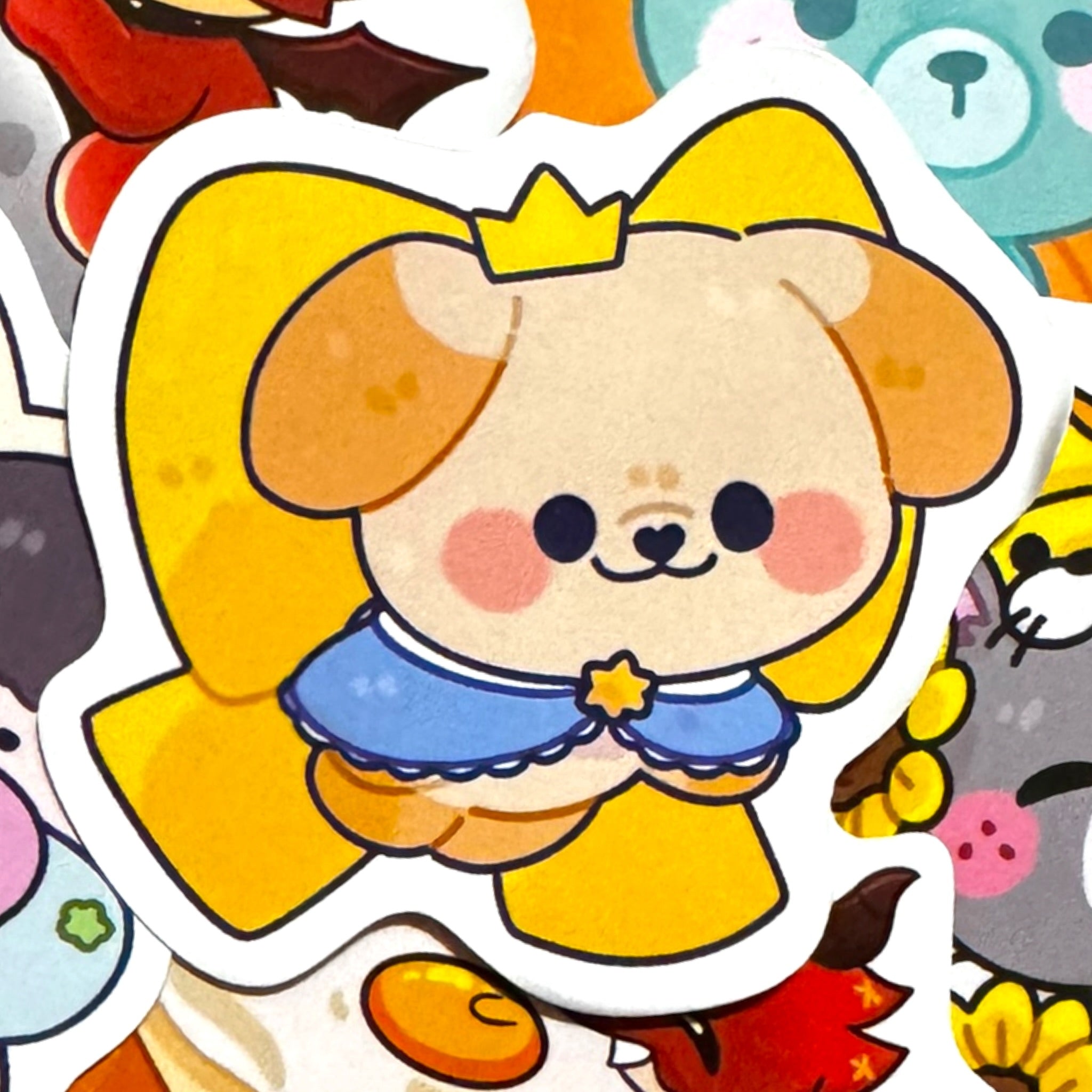 BokBear Bow Sticker 3”
