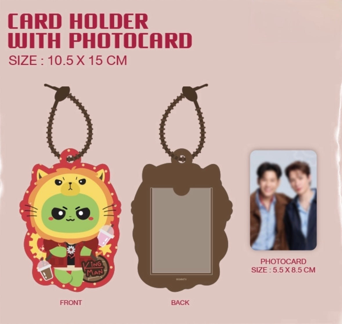 (Preorder) King Man Sotus Card Holder
