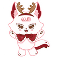 Jewel Christmas Sticker 3”