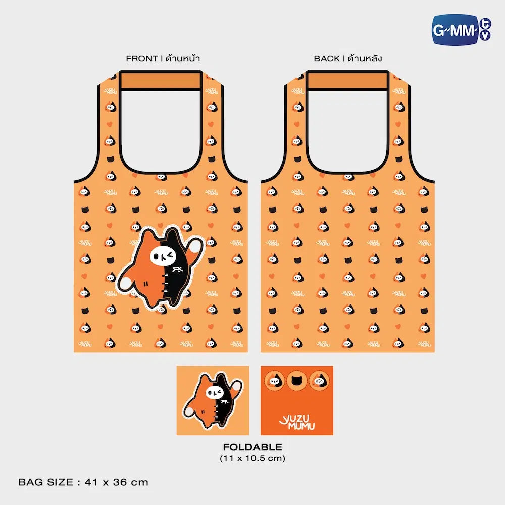 Yuzu Mumu Fandom Character Foldable Bag