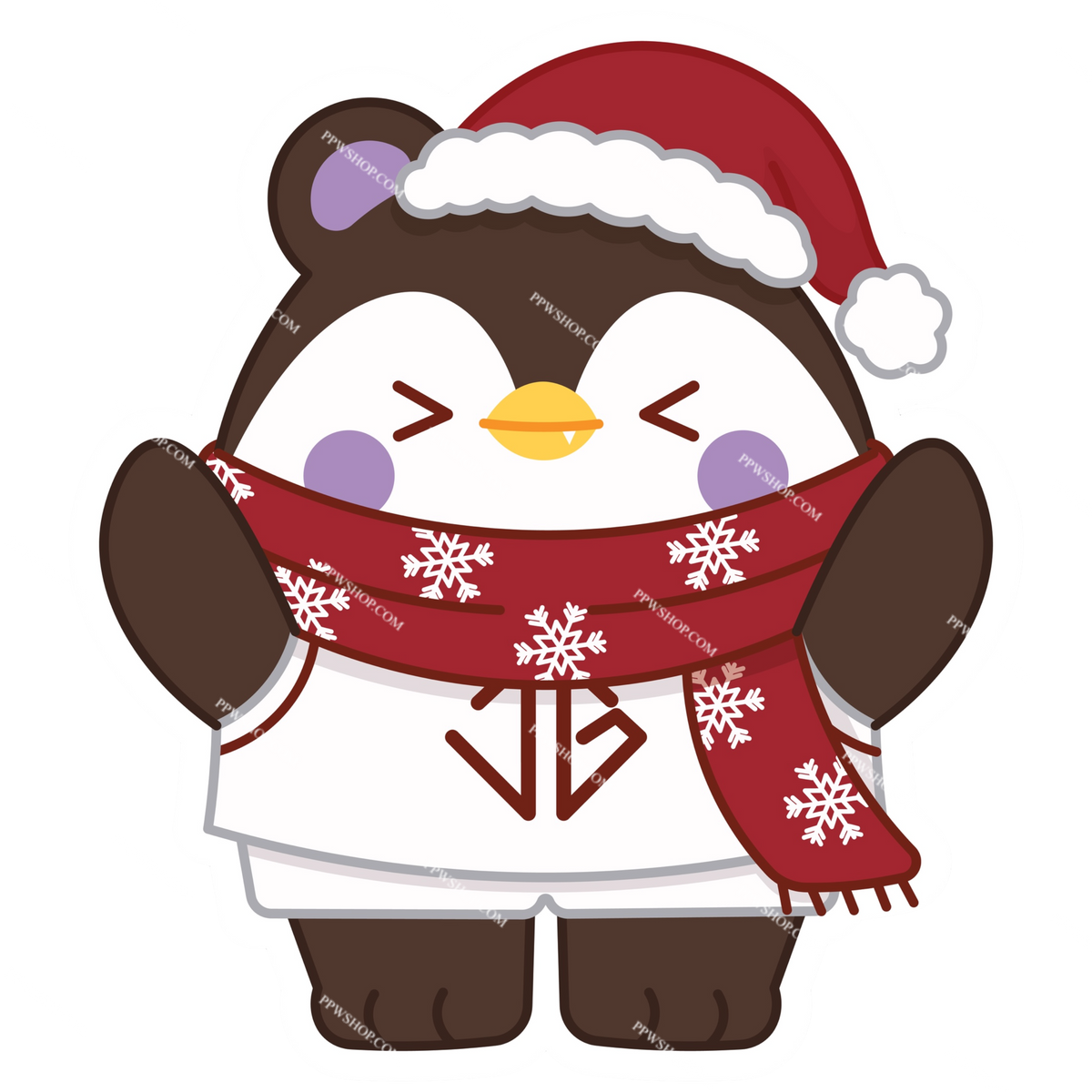 Guinzly Christmas Sticker 3”