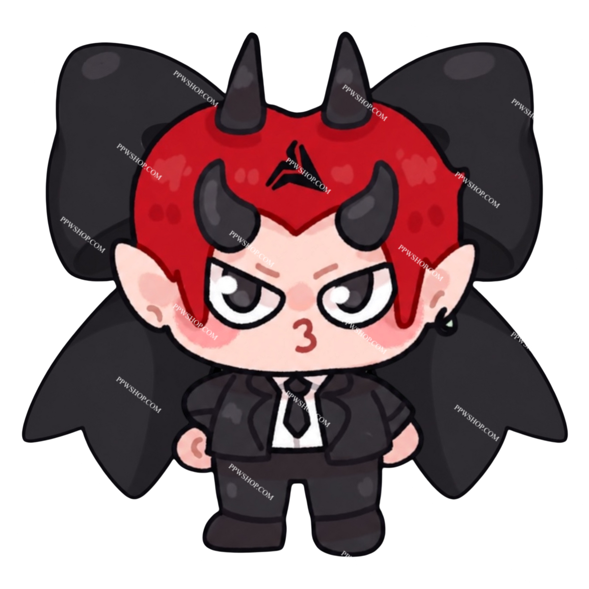 Domiia Bow Sticker 3”