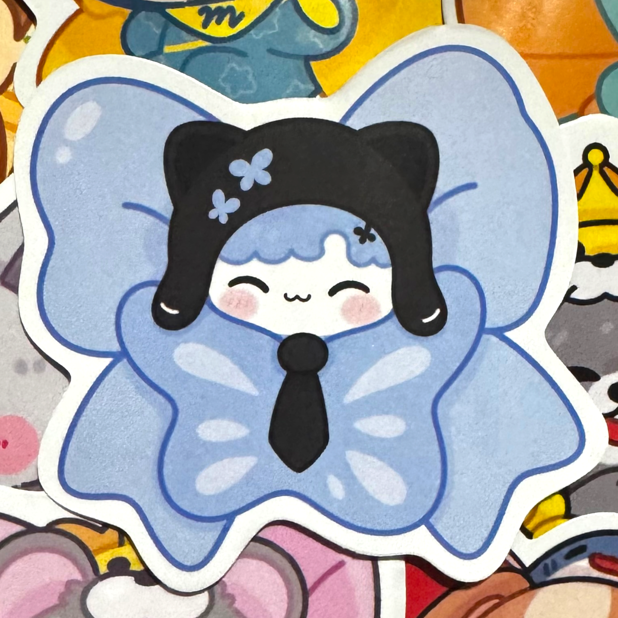 Mii Preaw Bow Sticker 3”