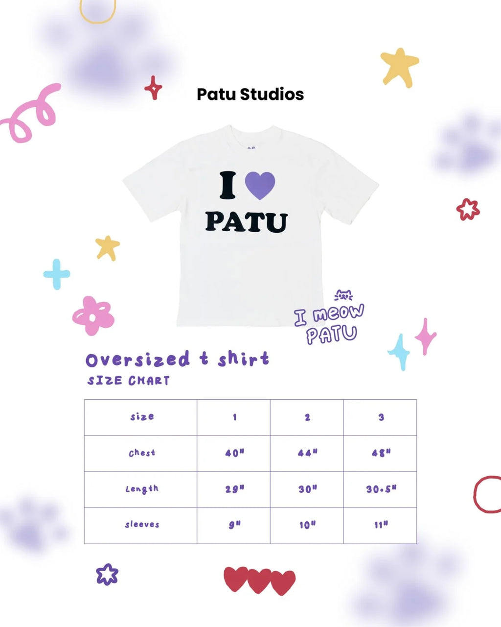 (Preorder) Boom ImeowPATU Oversized Tee
