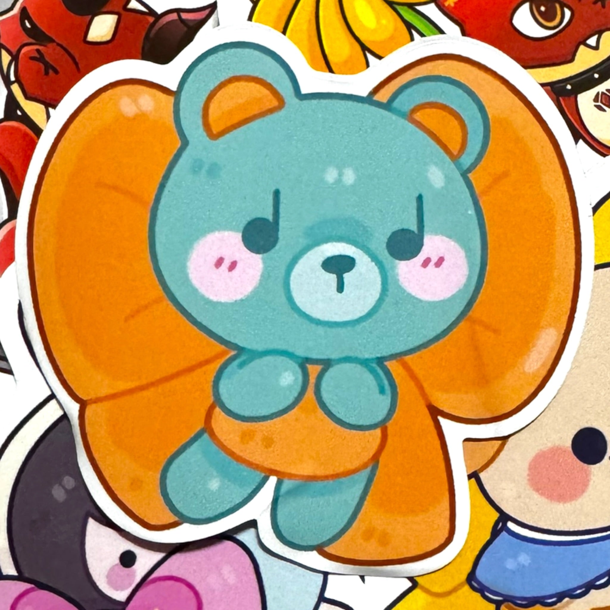 Permpoon Bow Sticker 3”
