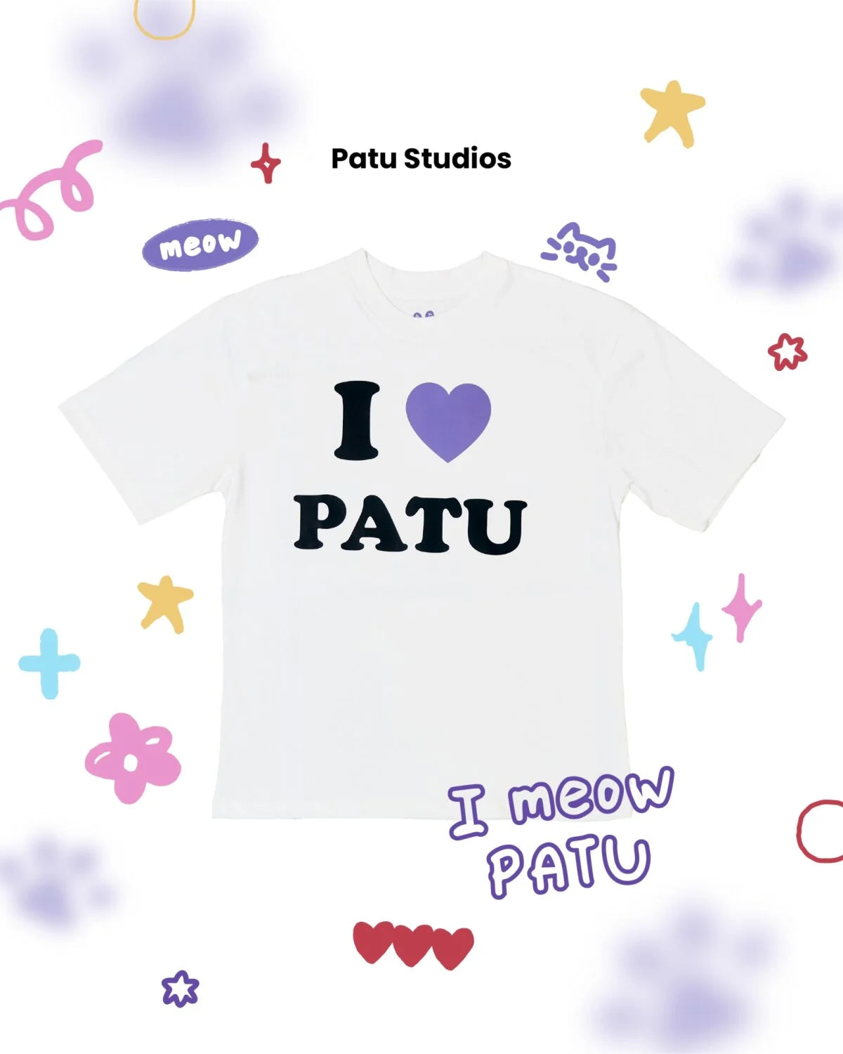 (Preorder) Boom ImeowPATU Oversized Tee