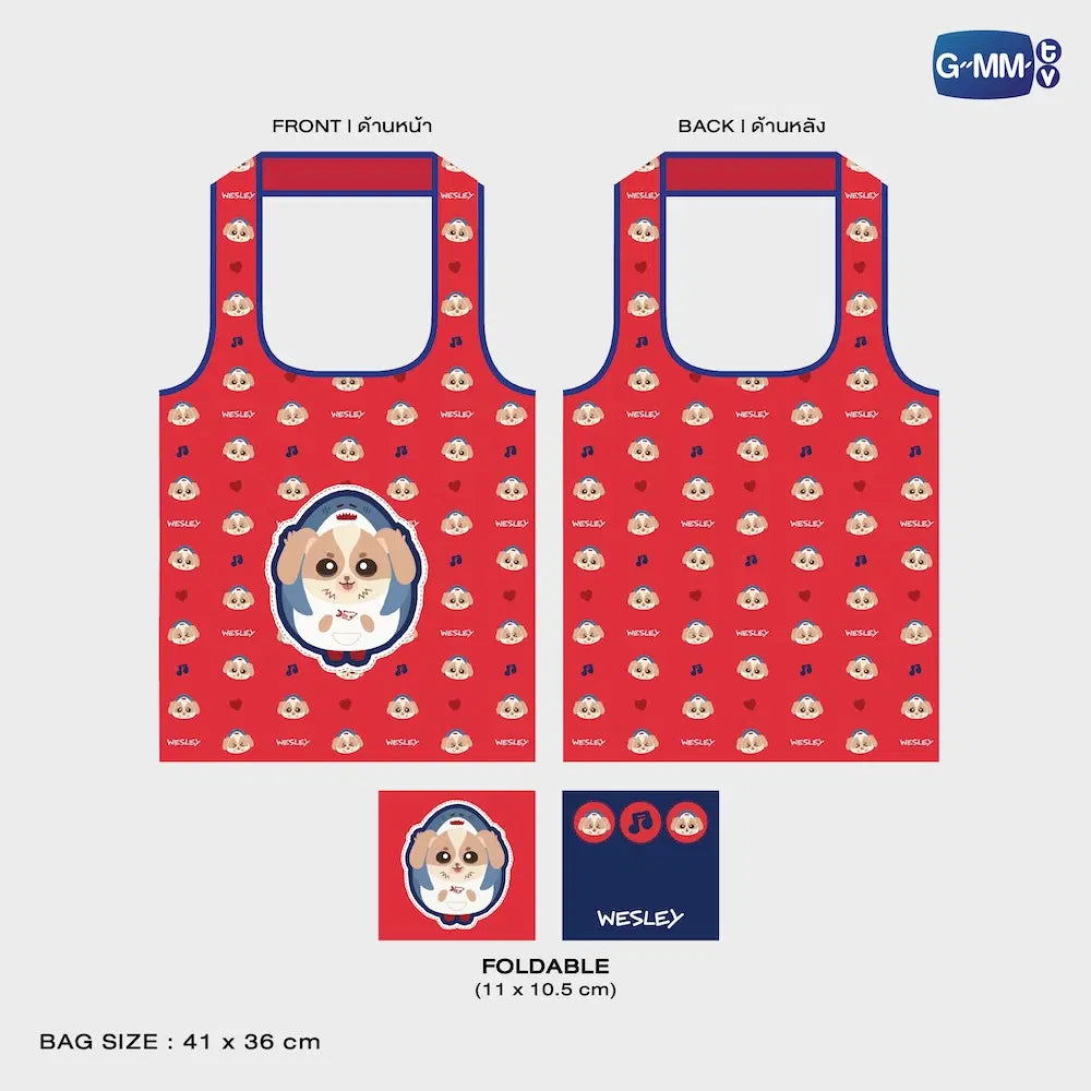 Wesley Fandom Character Foldable Bag