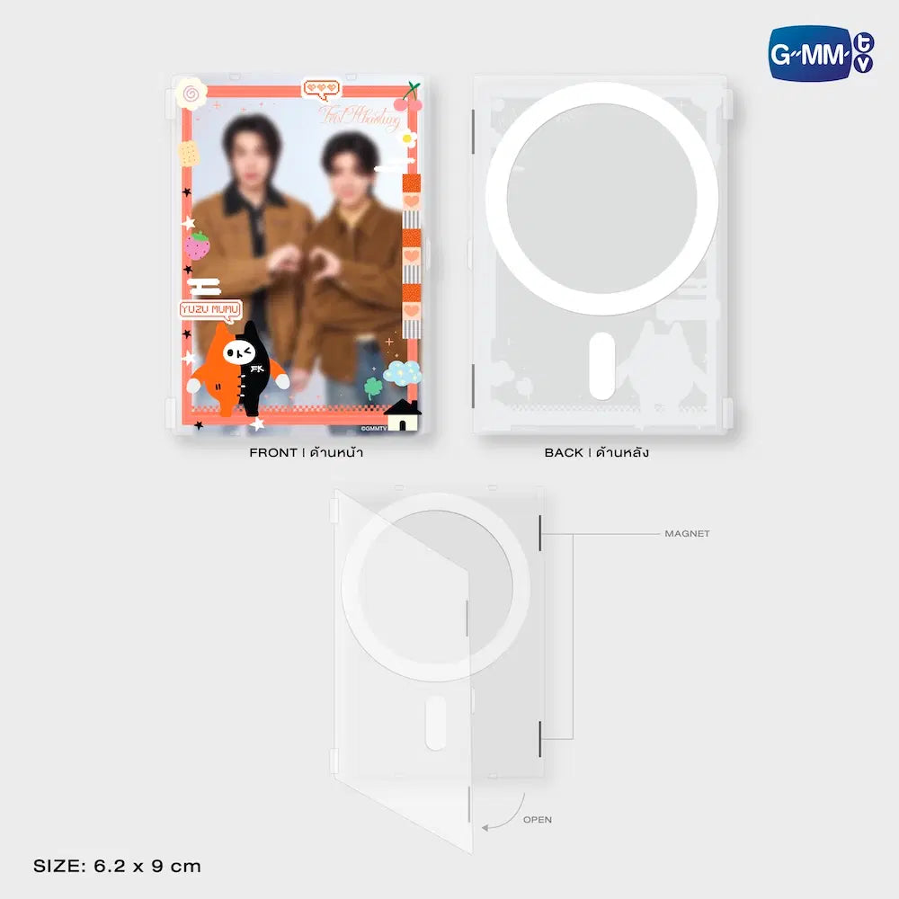 FirstKhaotung Acrylic Magnetic Card Holder with Photocard