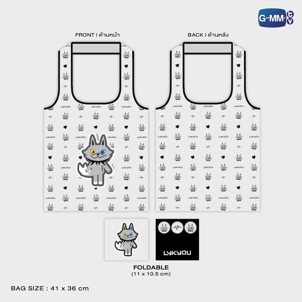 (Preorder) Lykyou Fandom Character Foldable Bag