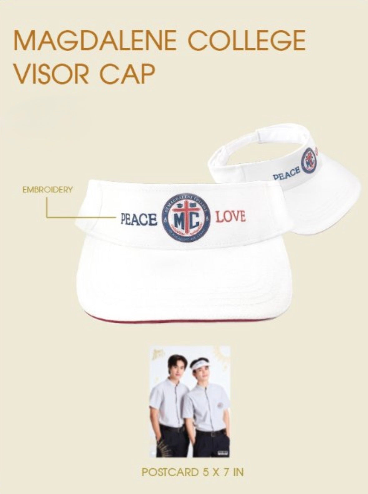 (Preorder) Magdalene College Visor Cap