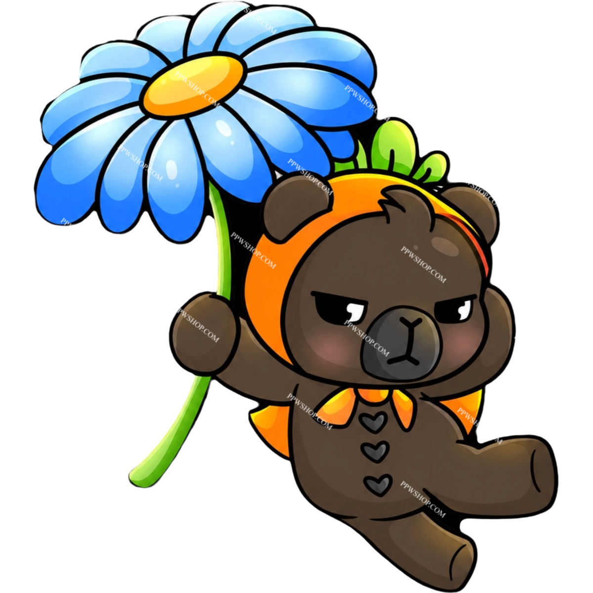 JookKroo Flower Sticker 3”