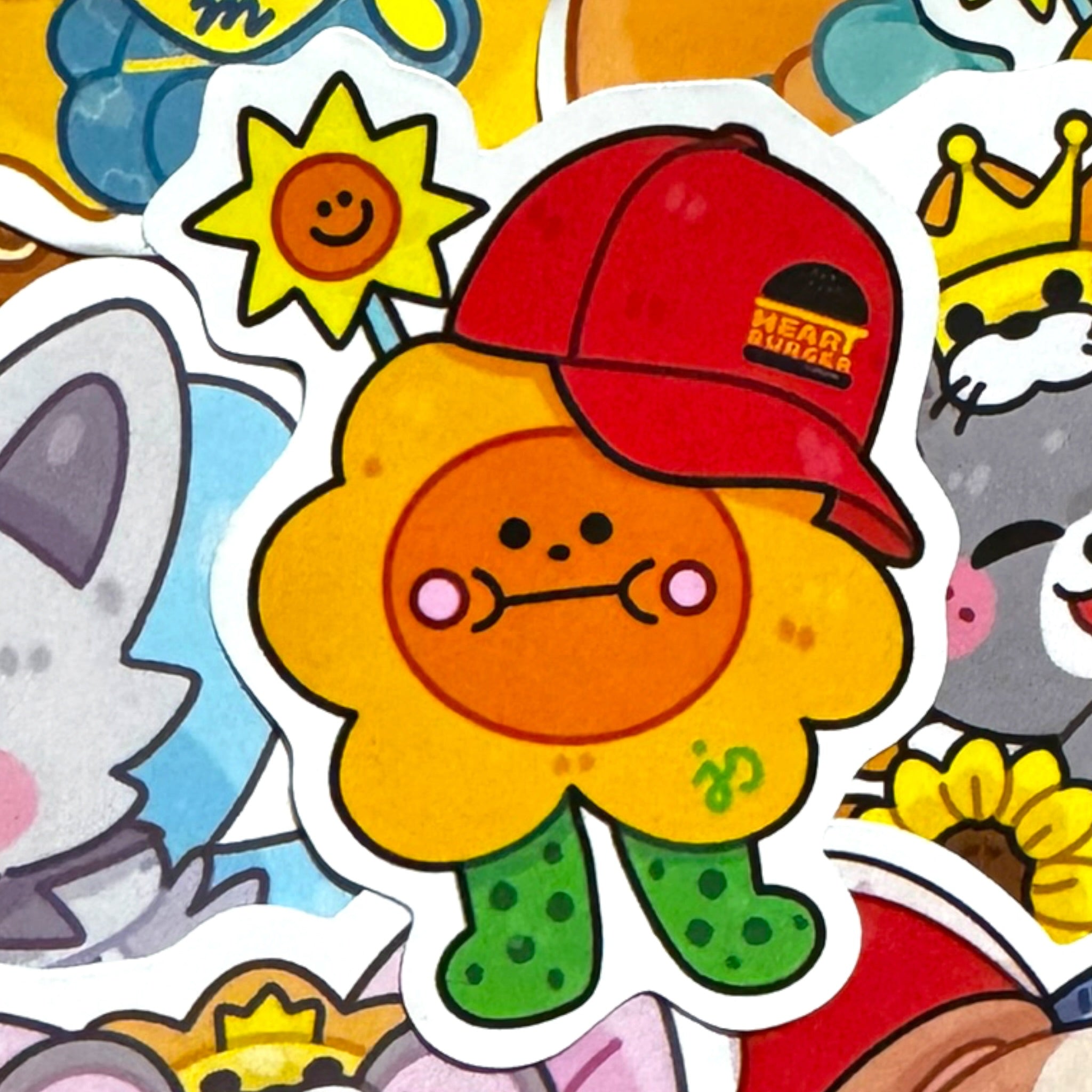 Jaidee Heart Killers Hat Sticker 3”