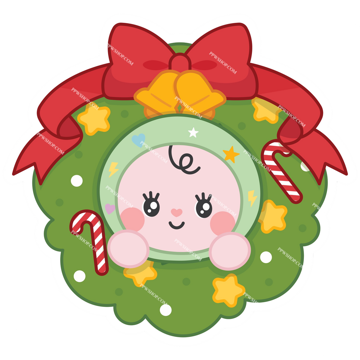 Babii Christmas Sticker 3”
