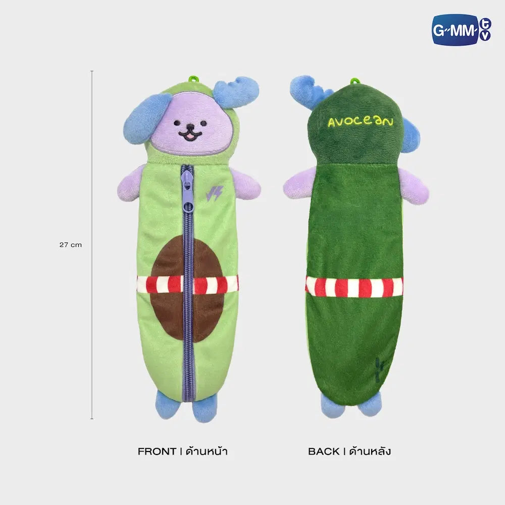 (Preorder) Avocean INF26 Character Plush Pencil Case