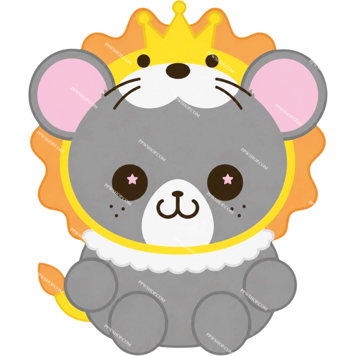 Look Khunnoo Sitting Sticker 3”
