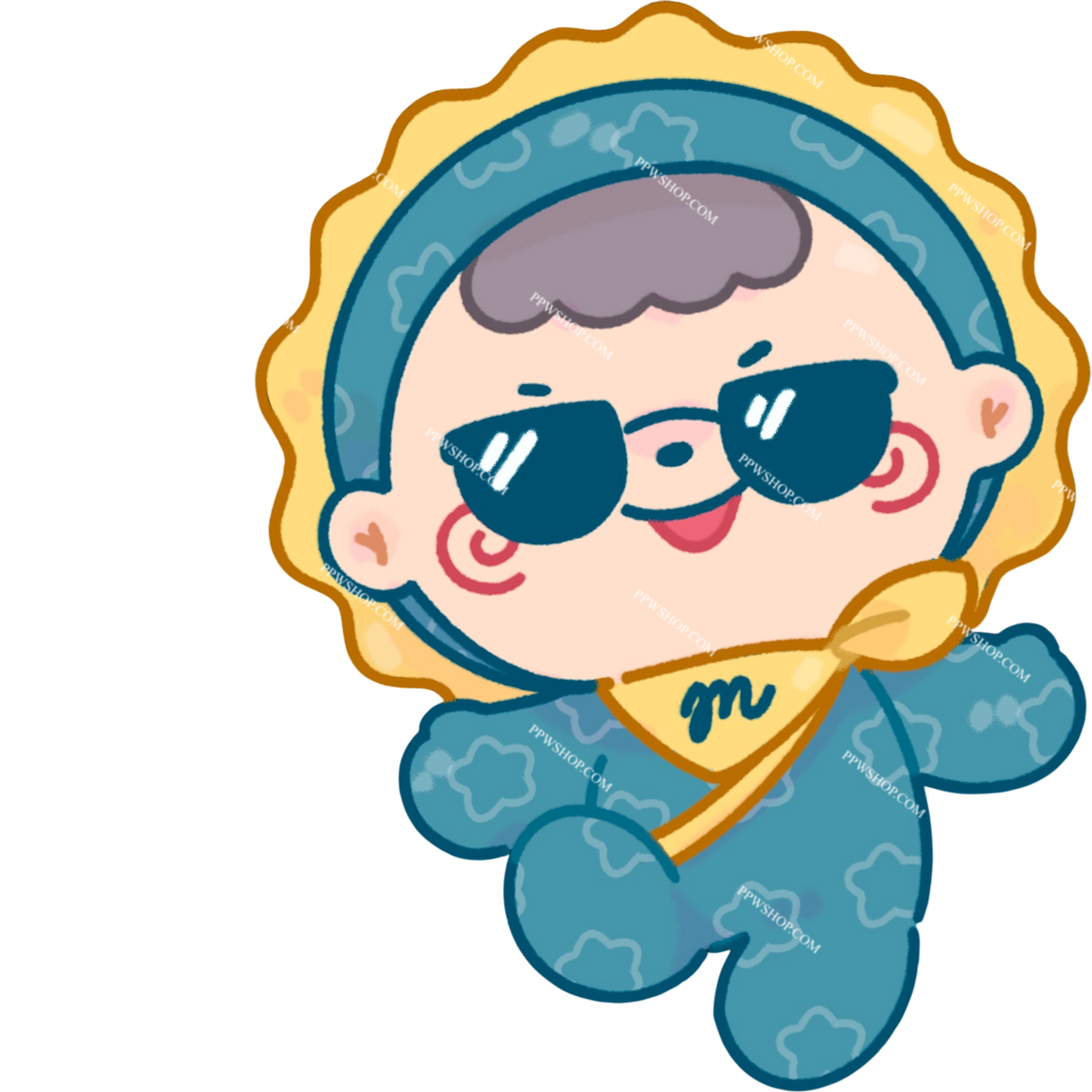 Jummo Sunglasses Sticker 3”