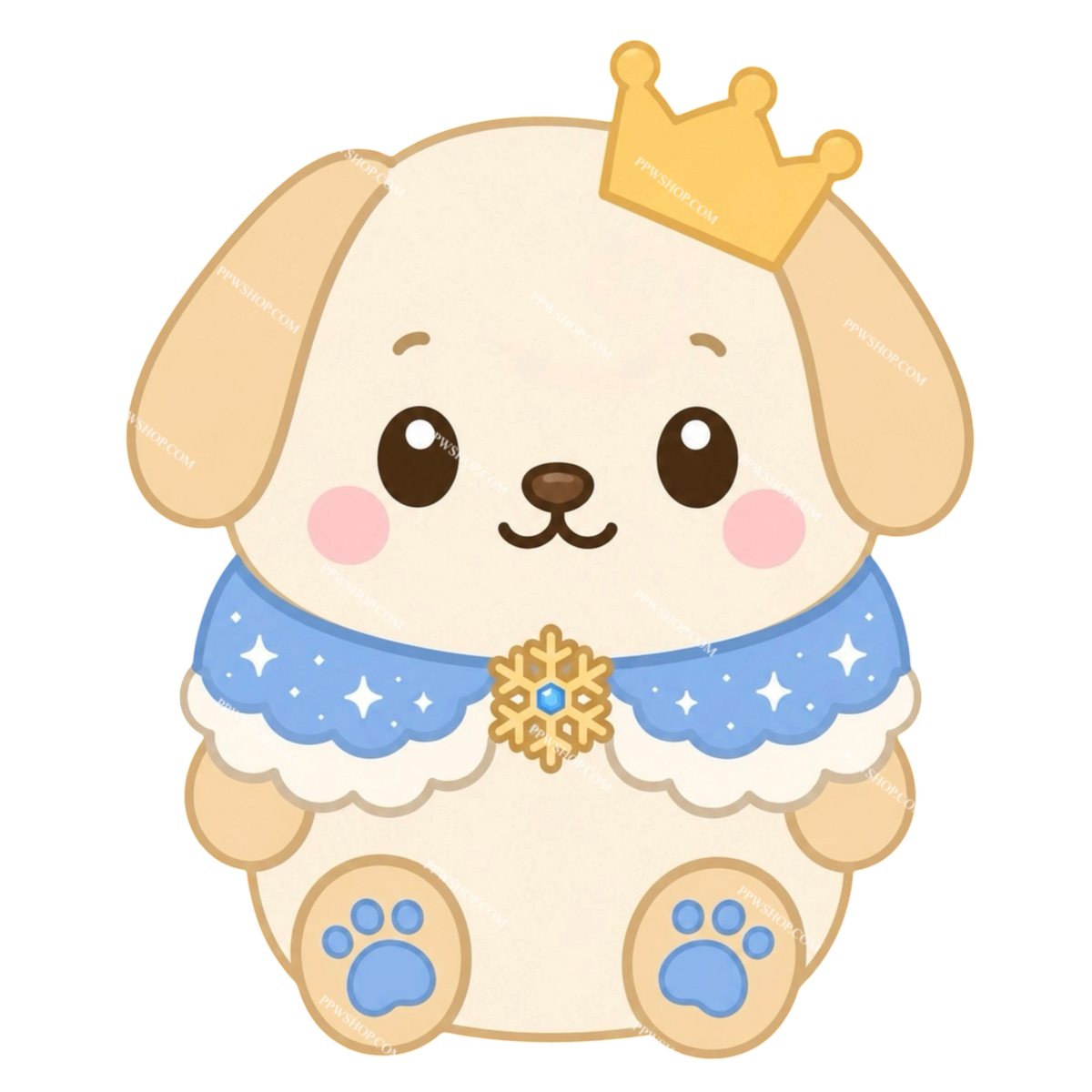 BokBear Sitting Sticker 3”