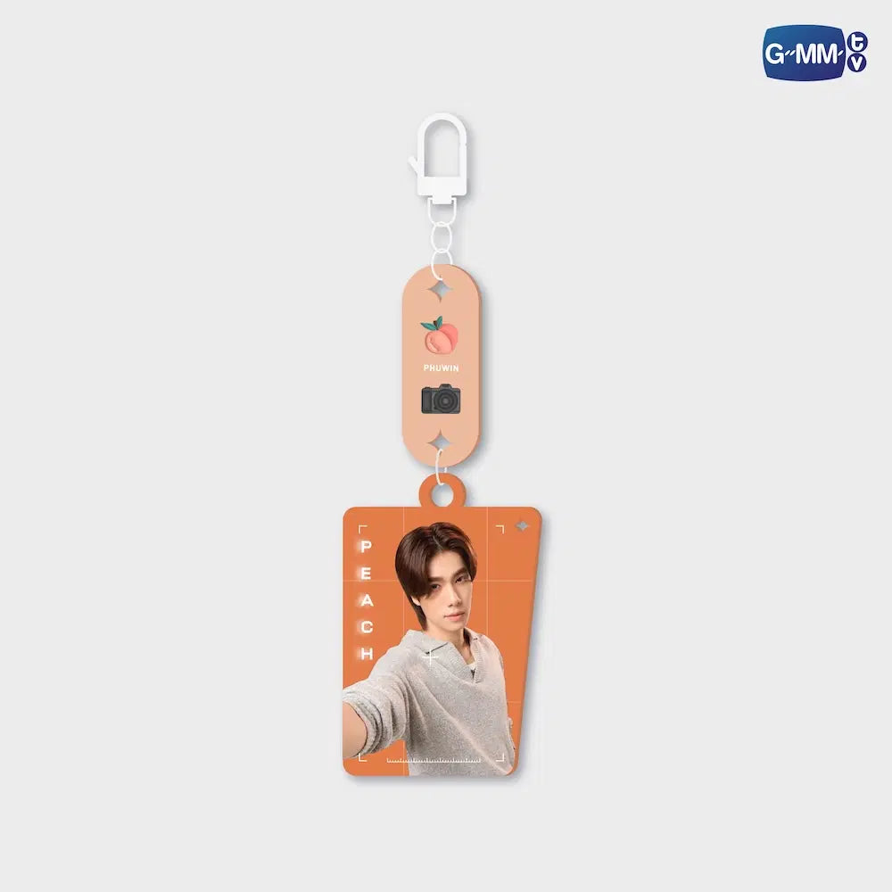 Peach Pearlescent Keychains