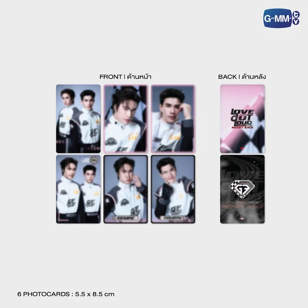 (Awaiting Stock) GeminiFourth LOL 2026 Heart Race Photo Set