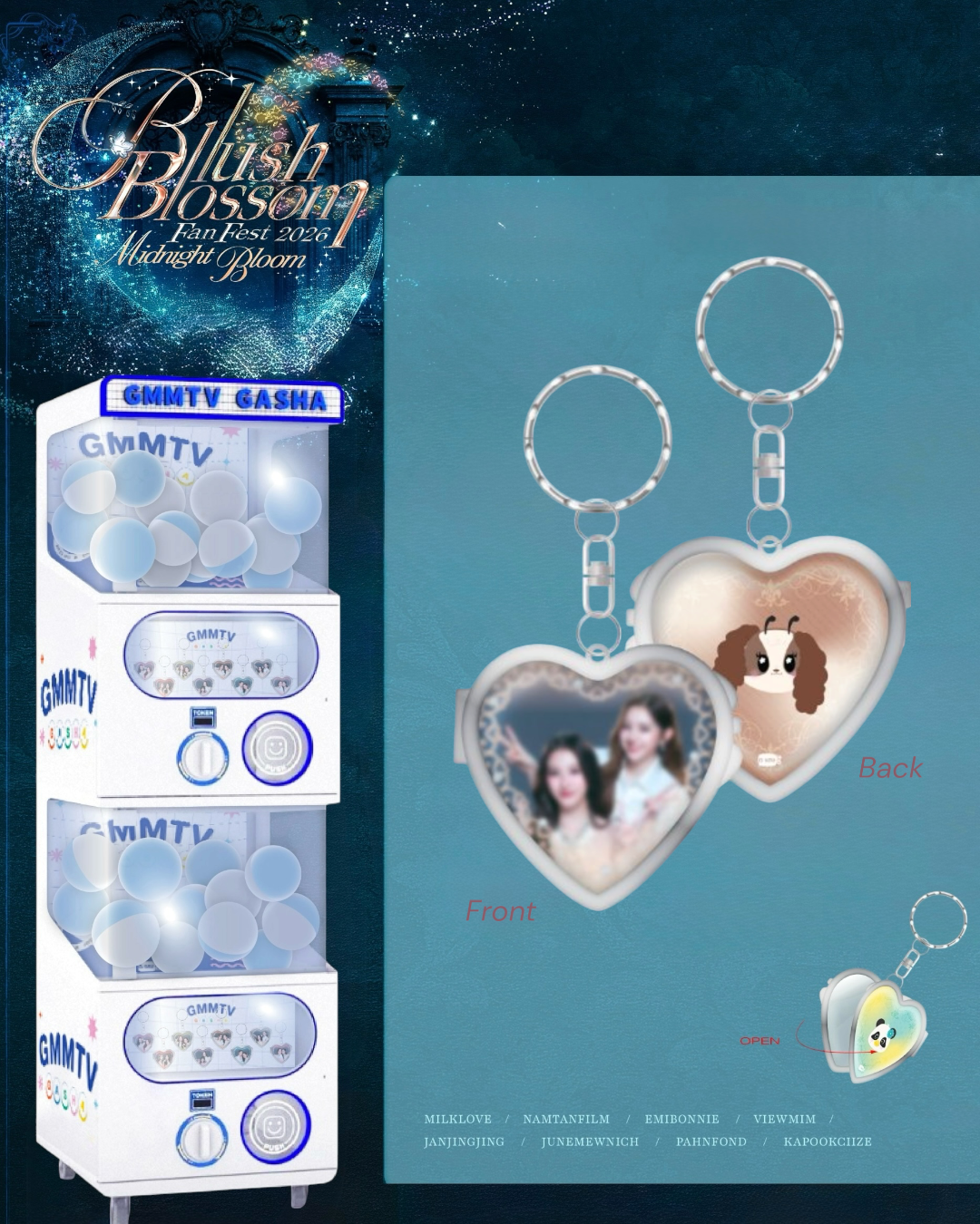 ViewMim Blush Blossom 26 Gasha Keychain