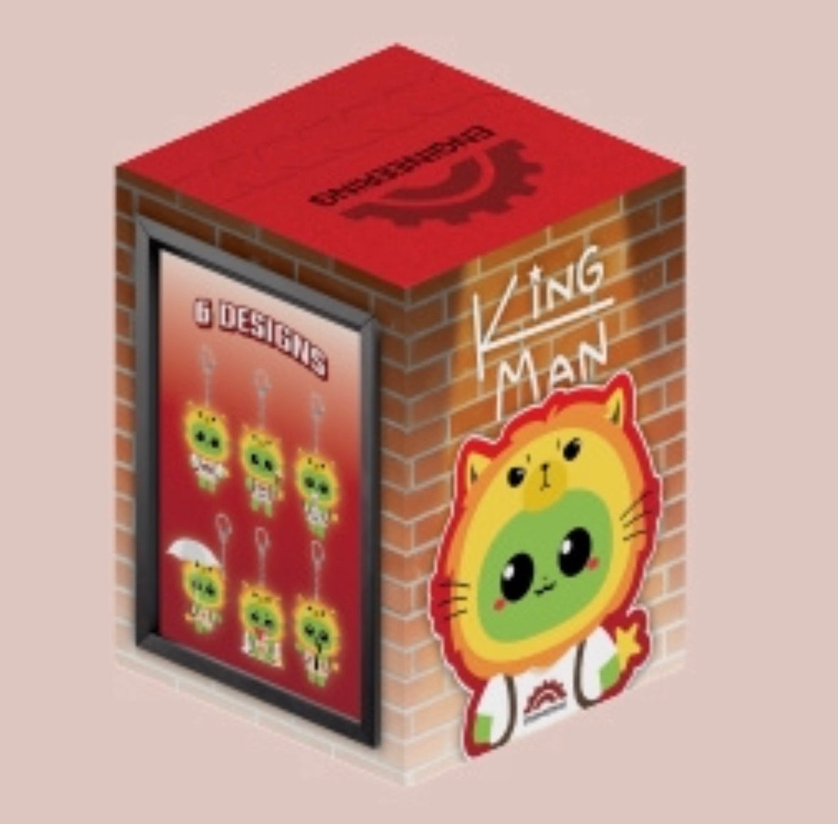 (Preorder) King Man Random Doll Keychain