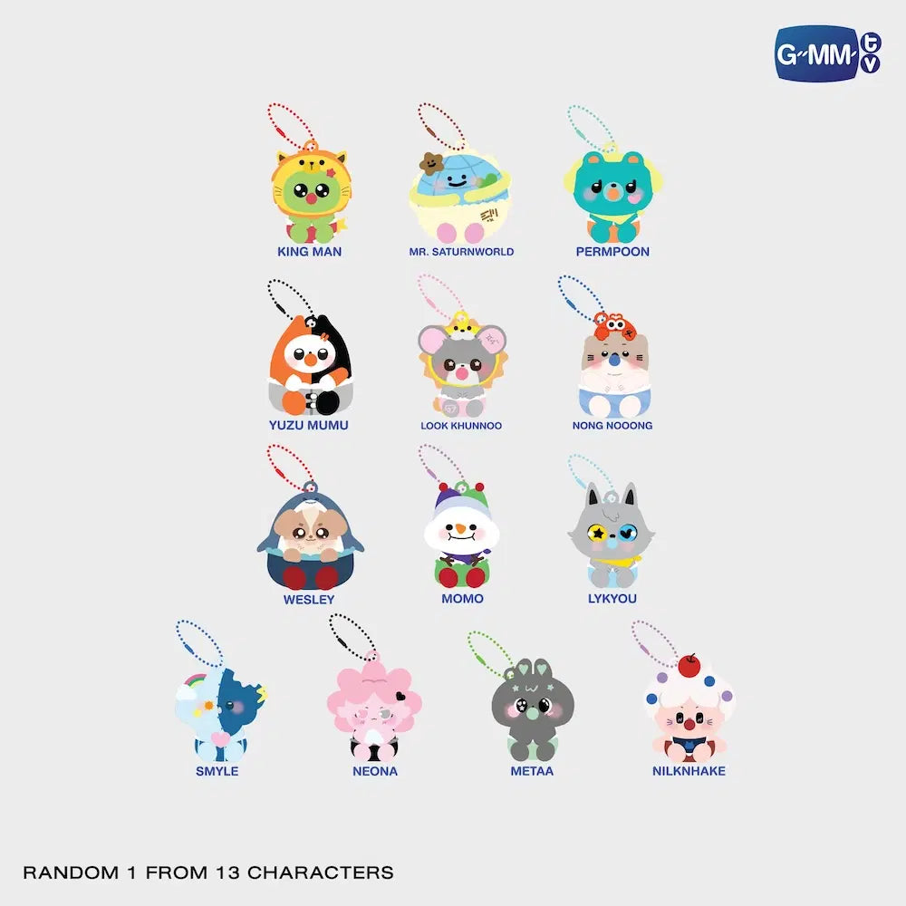 (Preorder) Fandom Character Baby Squishy Random Keychain Box B