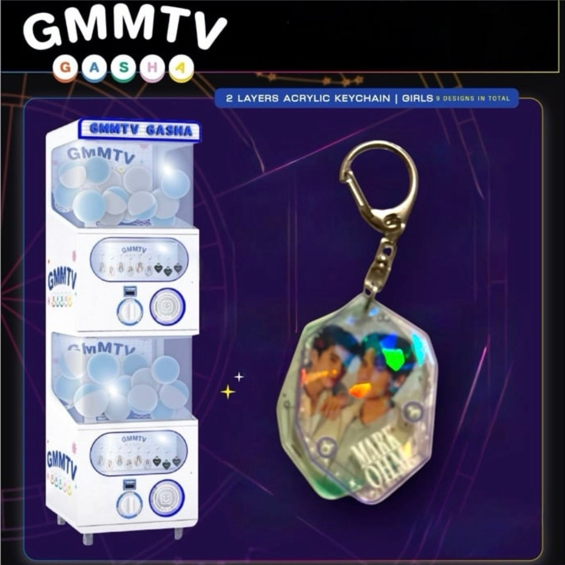 MarkOhm Gasha | 2 Layer Acrylic Keychain Series