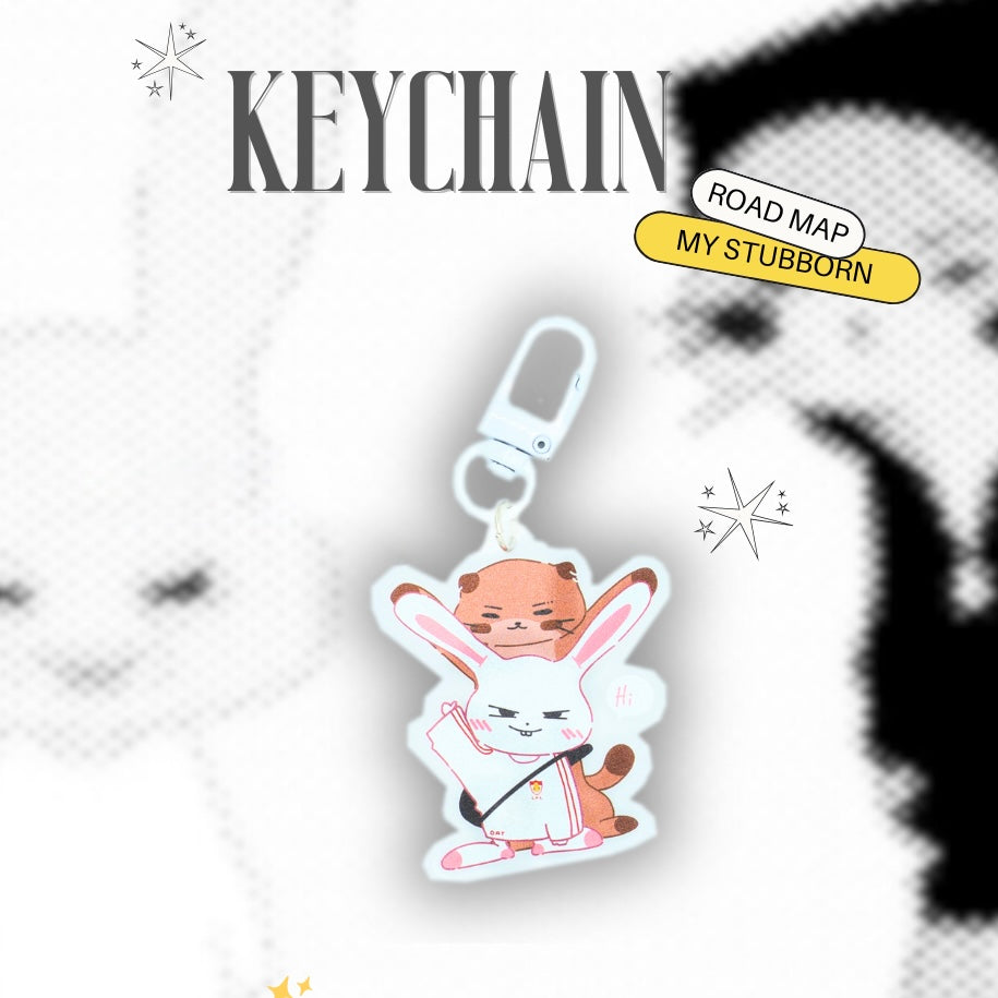 (Awaiting Stock) BoatOat Hug First Talk Later Keychain