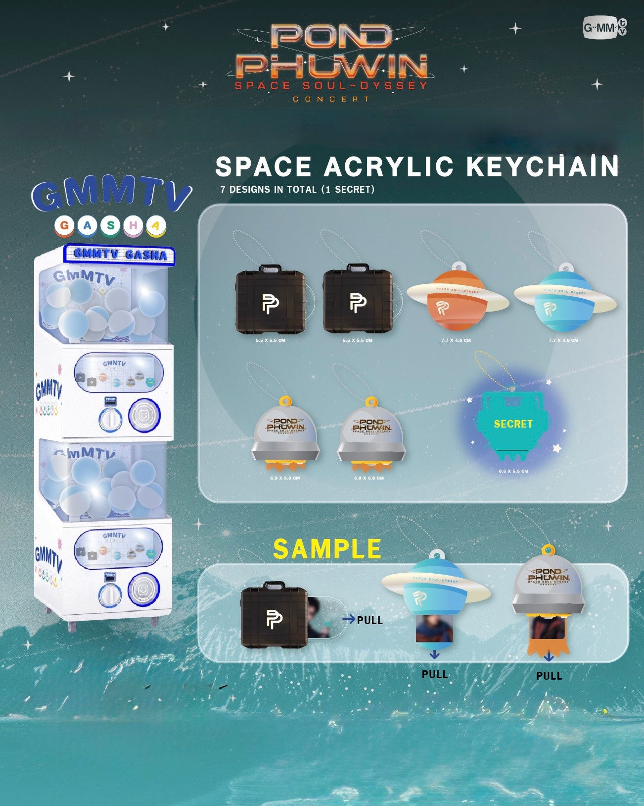 (Preorder) Soul-dyssey Space Acrylic Keychain Random Gasha