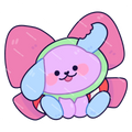 Avocean Bow Sticker 3”