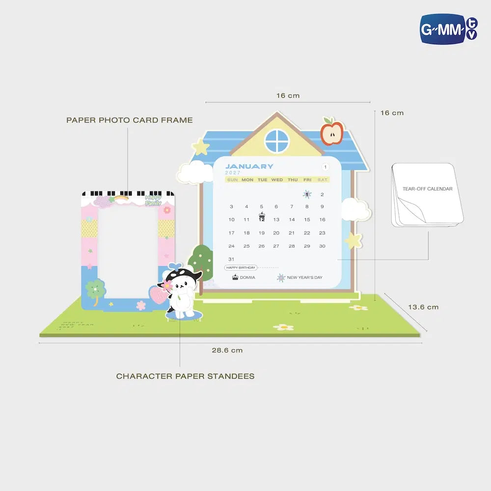 (Preorder) GMMTV FANDOM CHARACTER OFFICIAL CALENDAR 2027