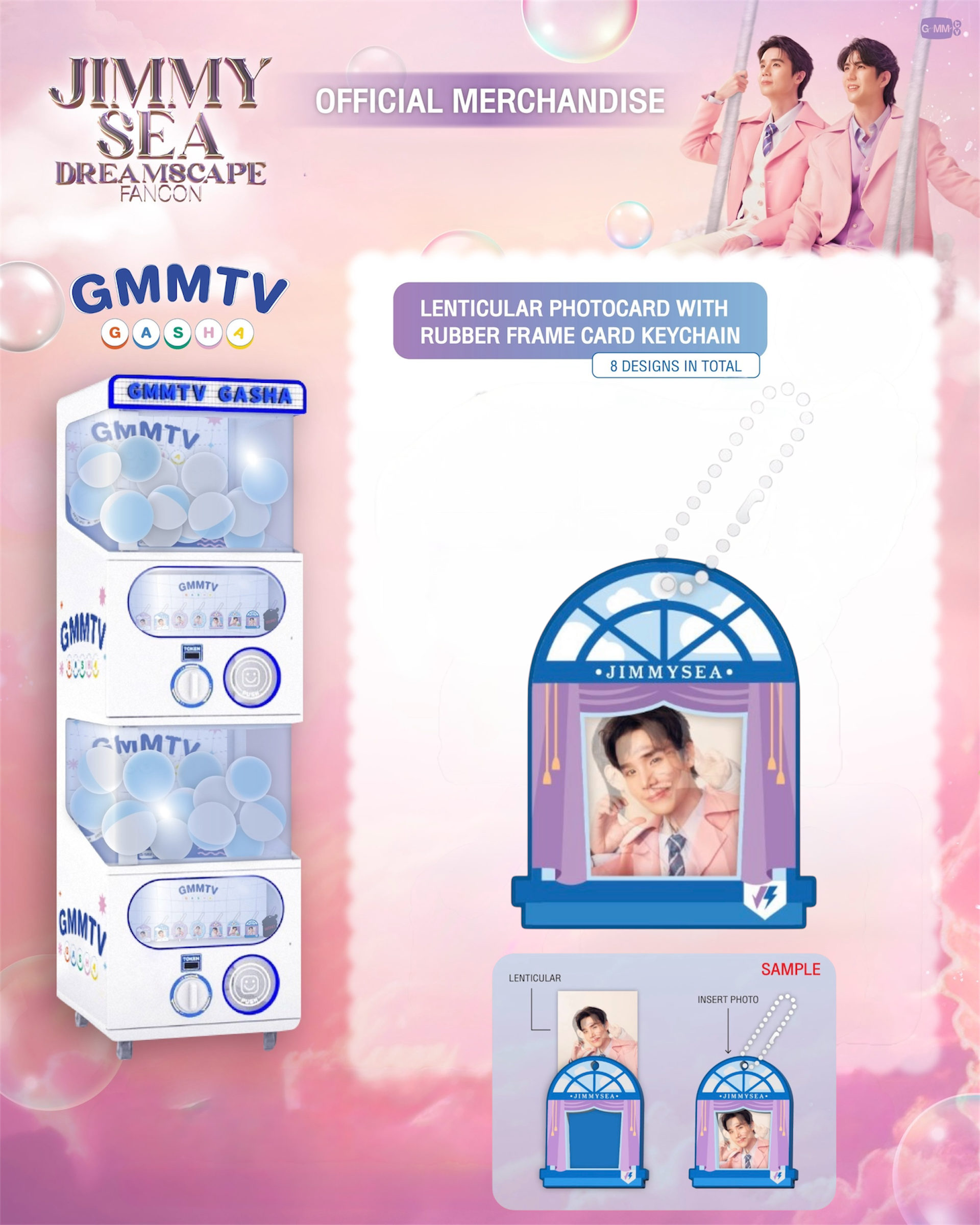 JimmySea Dreamscape Fancon Gasha Keychain