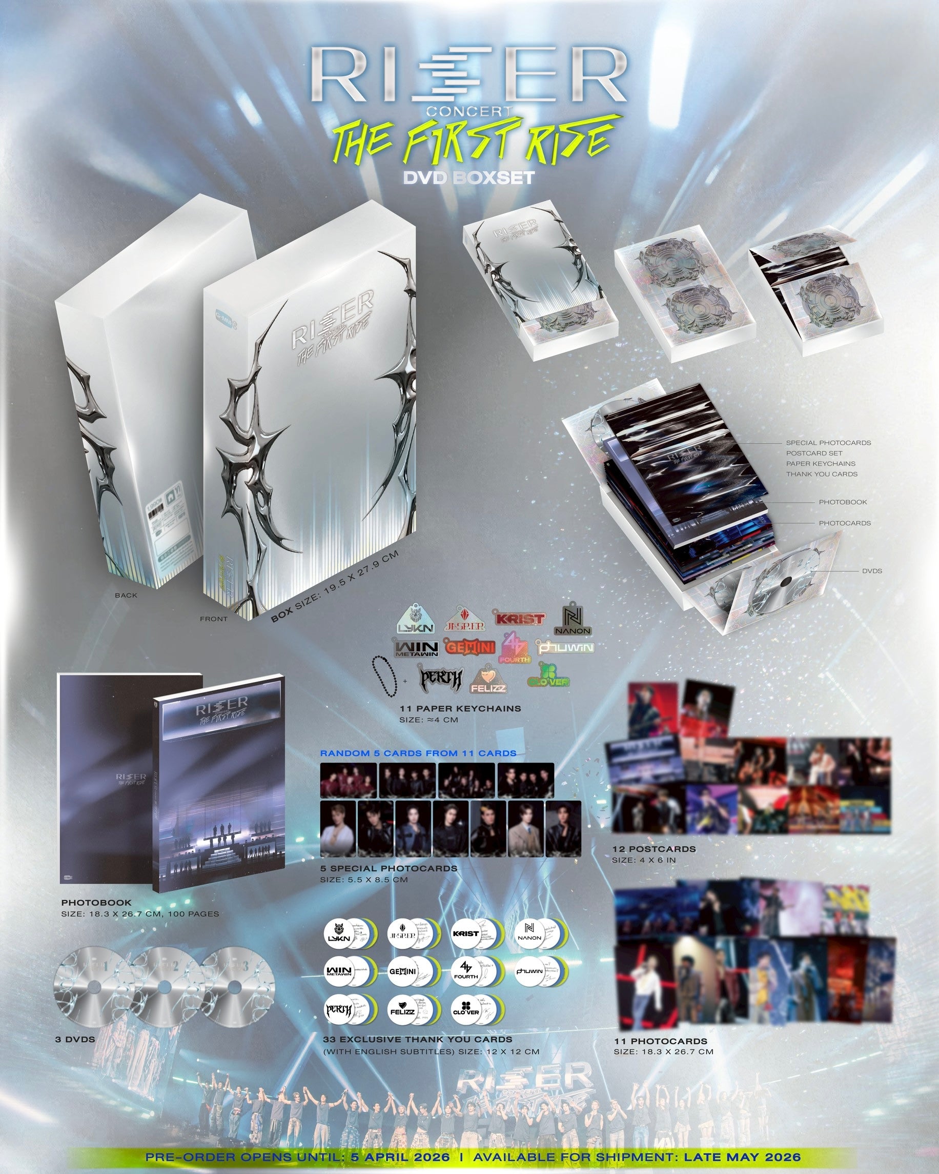 (Preorder) Riser Concert The First Rise DVD Boxset