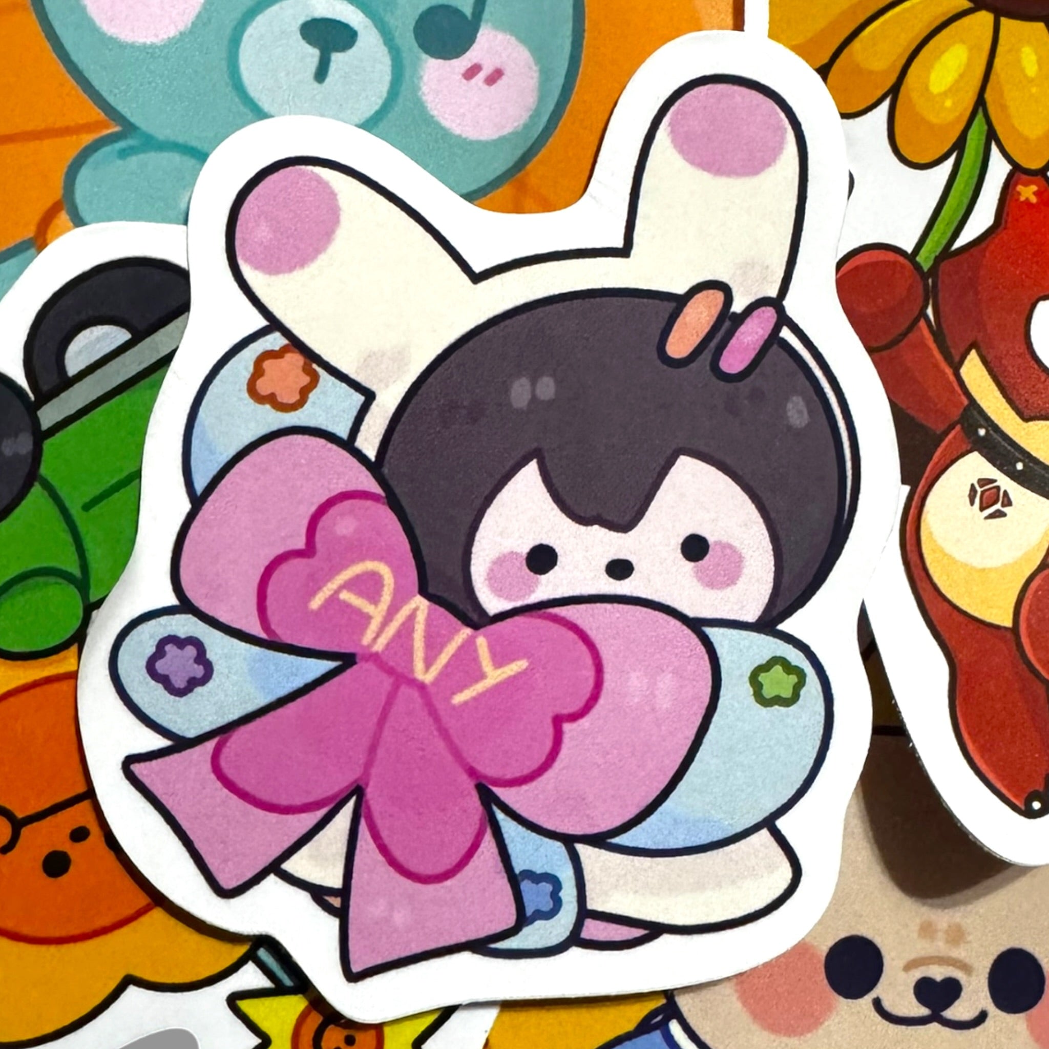 Any Bow Sticker 3”