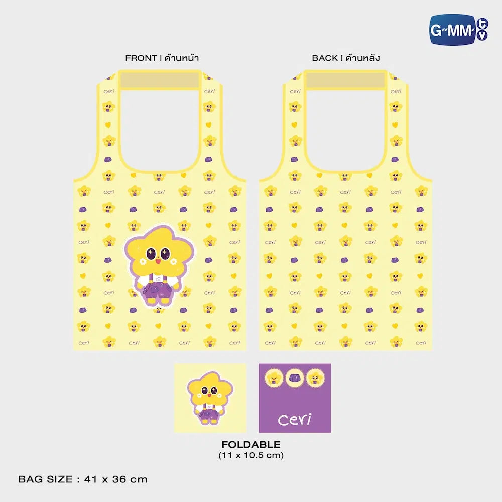 (Preorder) Ceri Fandom Character Foldable Bag