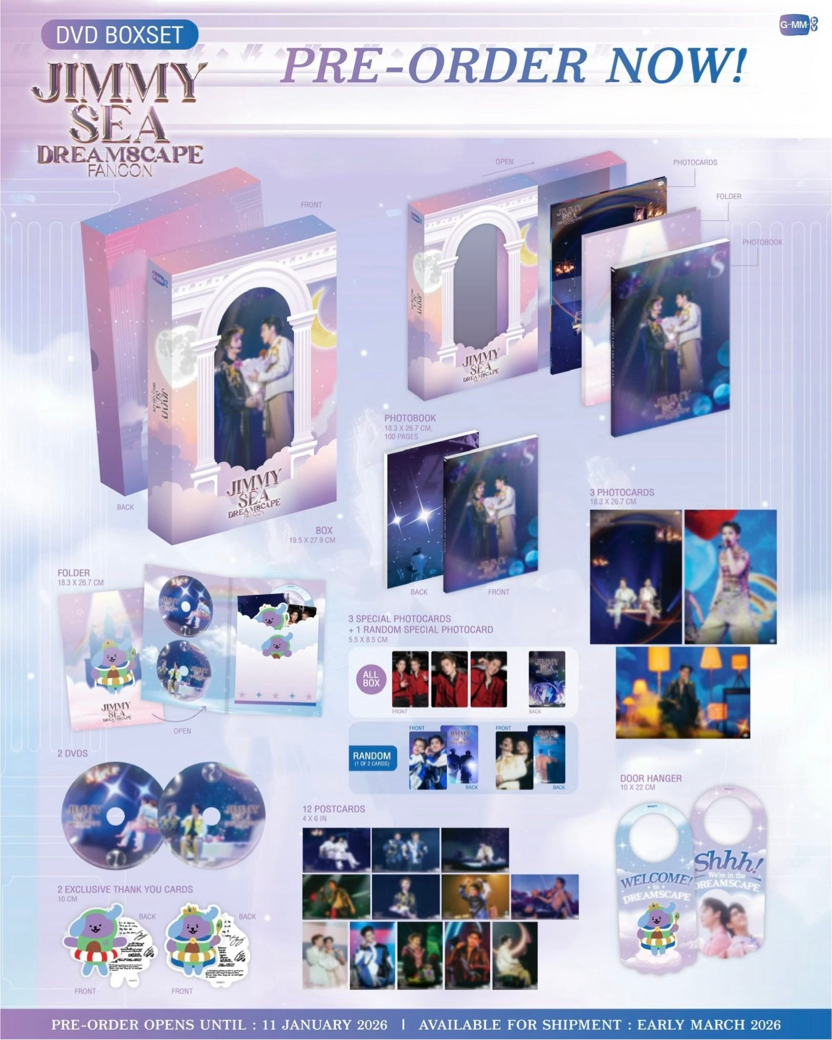 (Preorder) JimmySea Dreamscape Fancon DVD Boxset