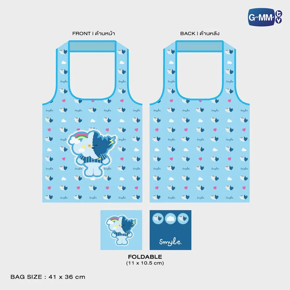 (Preorder) Smyle Character Foldable Bag