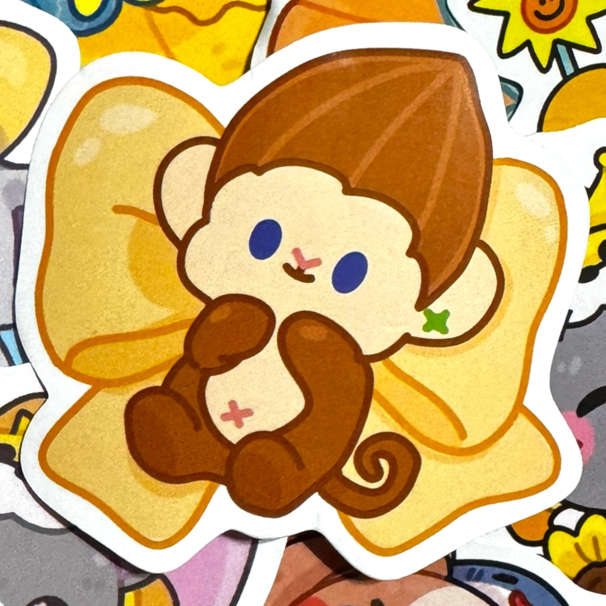 PonPon Bow Sticker 3”