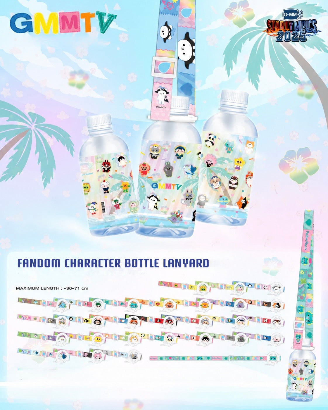Fandom Character Bottle Lanyard
