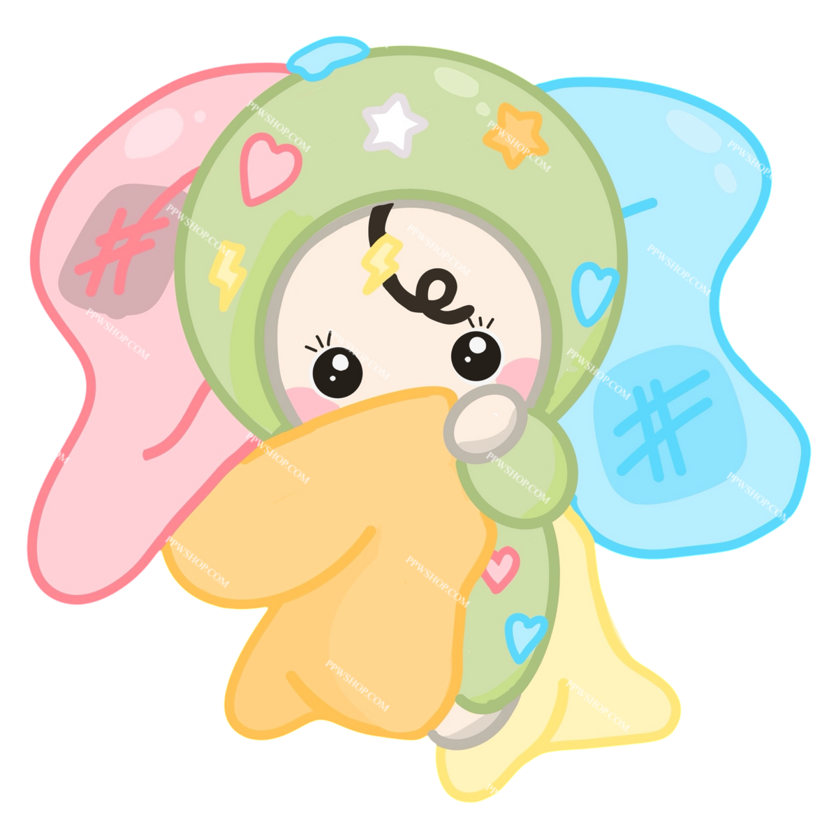 Babii Bow Sticker 3”