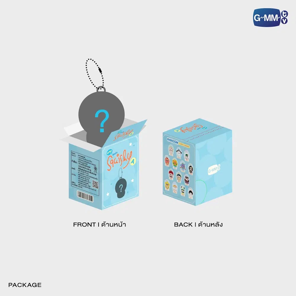 (Preorder) Fandom Character Baby Squishy Random Keychain Box A
