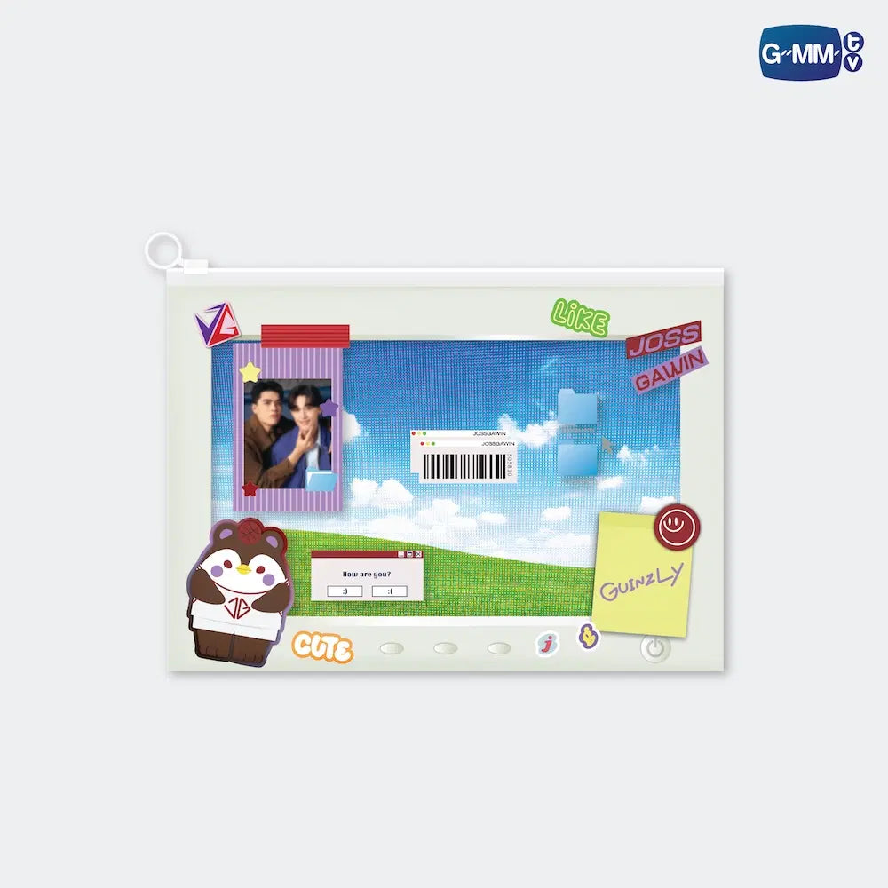 Guinzly Fandom Character Zip Pocket Folder