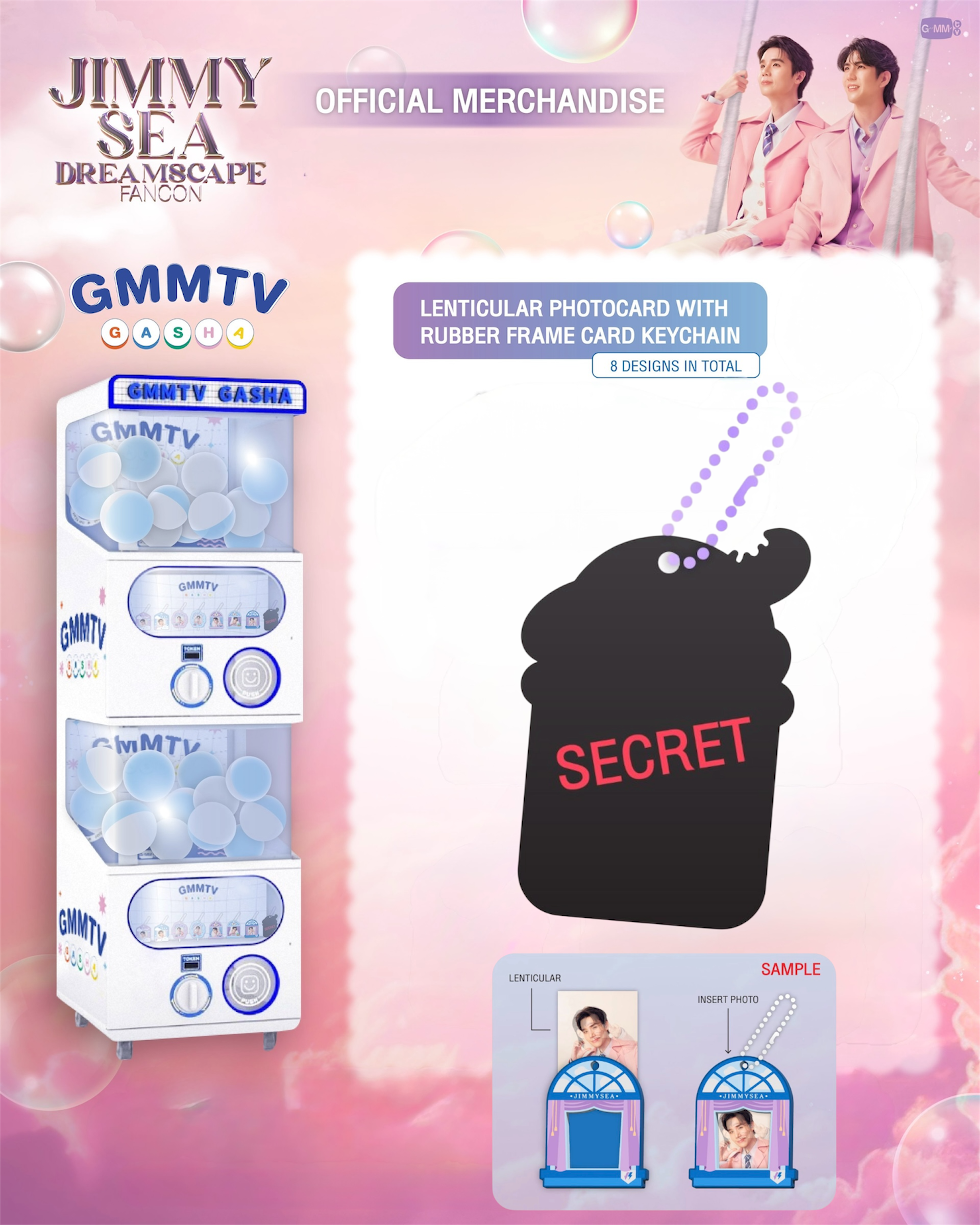 Sea Dreamscape Fancon Gasha Keychain
